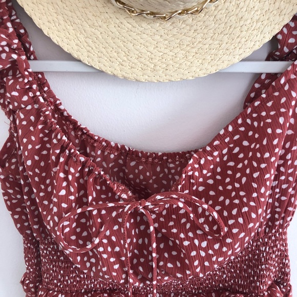 *Sold elsewhere💔* Short Ruffle Boho Dress - Picture 6 of 9